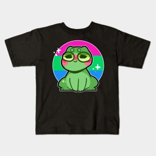 pride frog- Poly Variant Kids T-Shirt